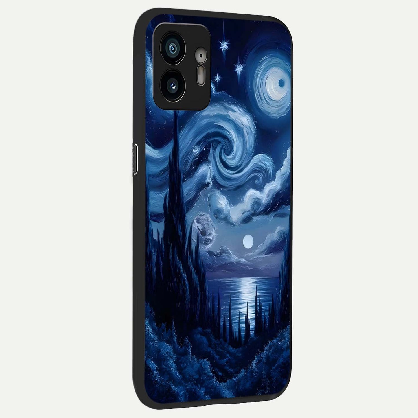  Celestial Dream Van Gogh back cover For Nothing Phone 2 slim fit glass case with vibrant aesthetic design