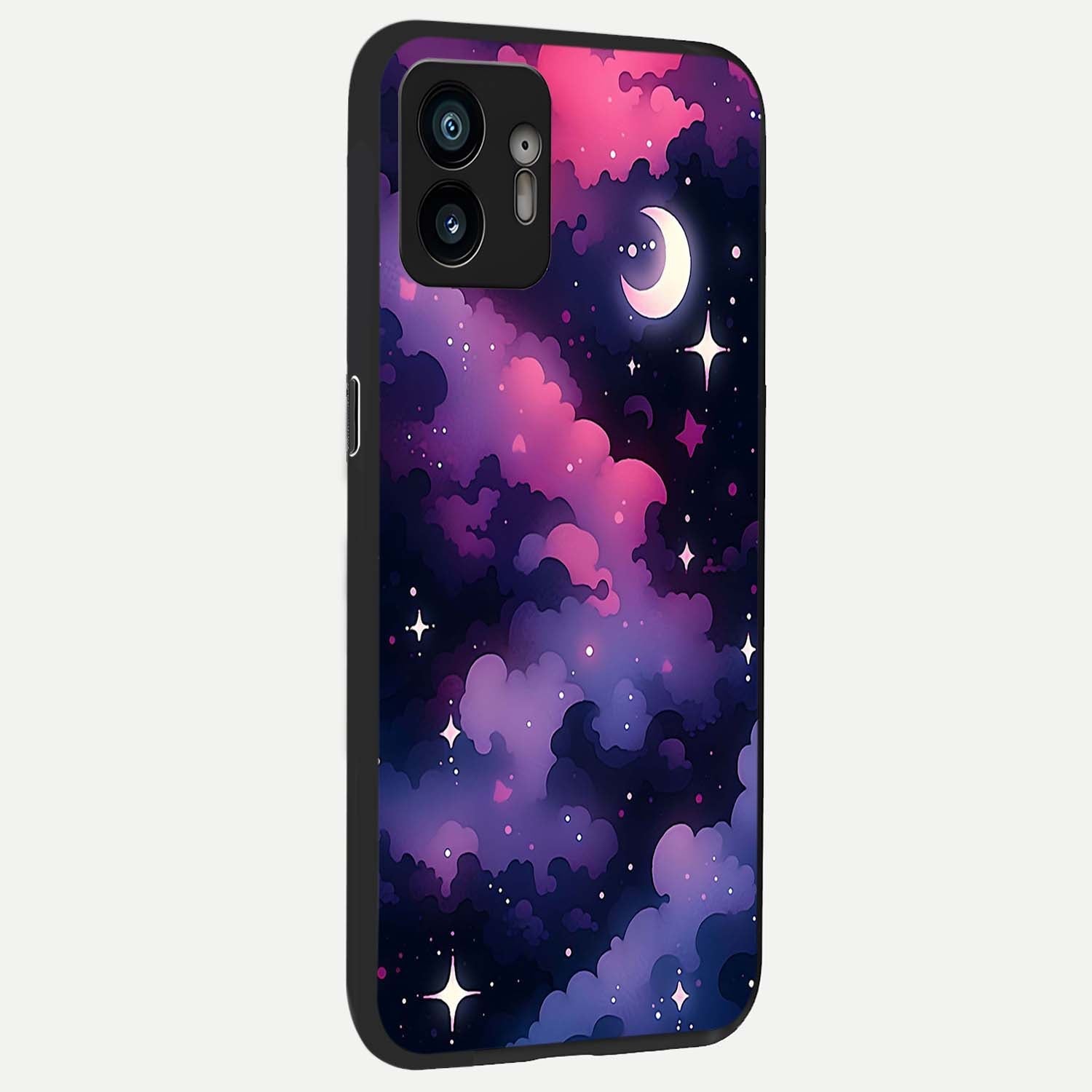  Celestial Moon Magic back cover For Nothing Phone 2 slim fit glass case with vibrant aesthetic design