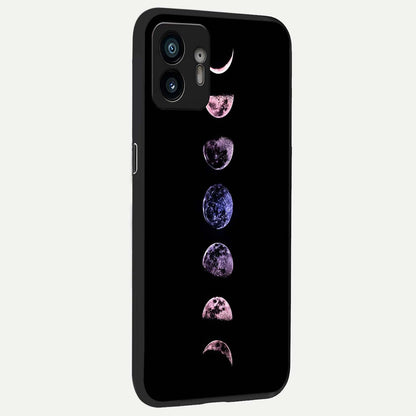  Crimson All Planets back cover For Nothing Phone 2 slim fit glass case with vibrant aesthetic design