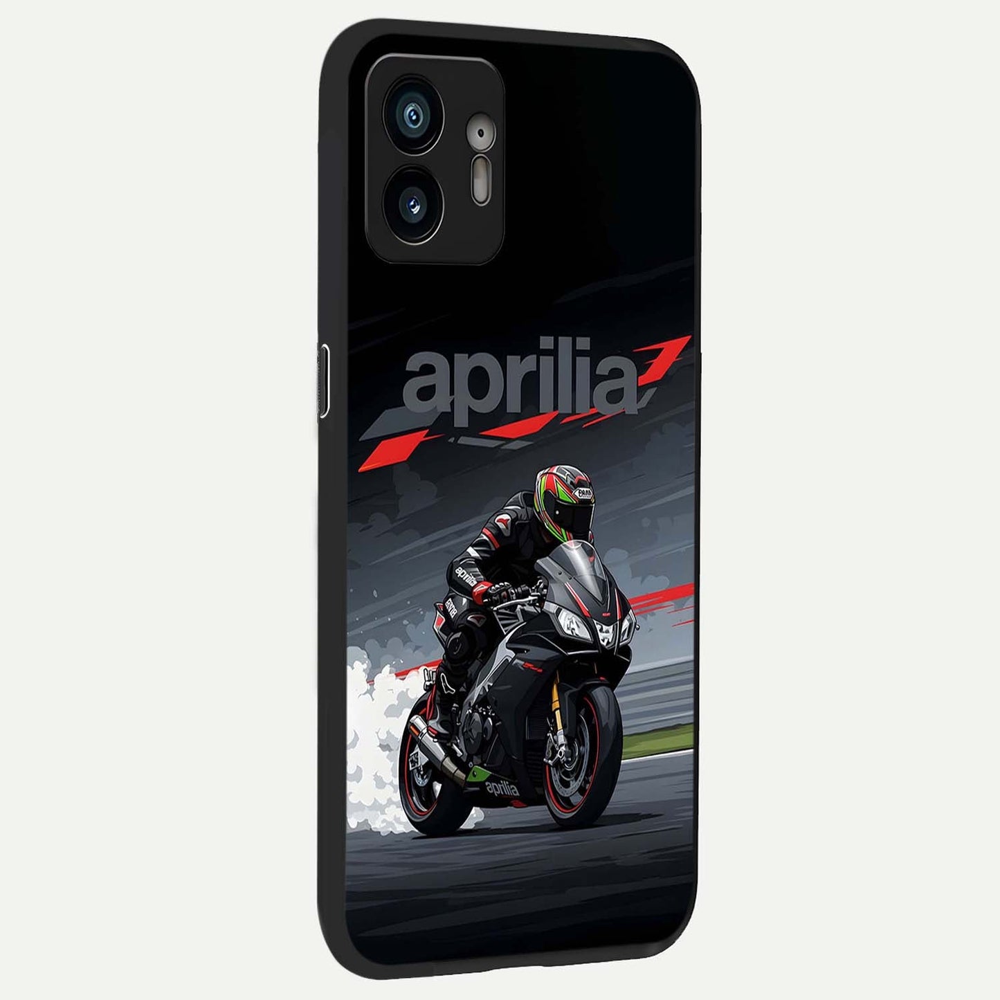  Dark Aprilla back cover For Nothing Phone 2 slim fit glass case with vibrant aesthetic design