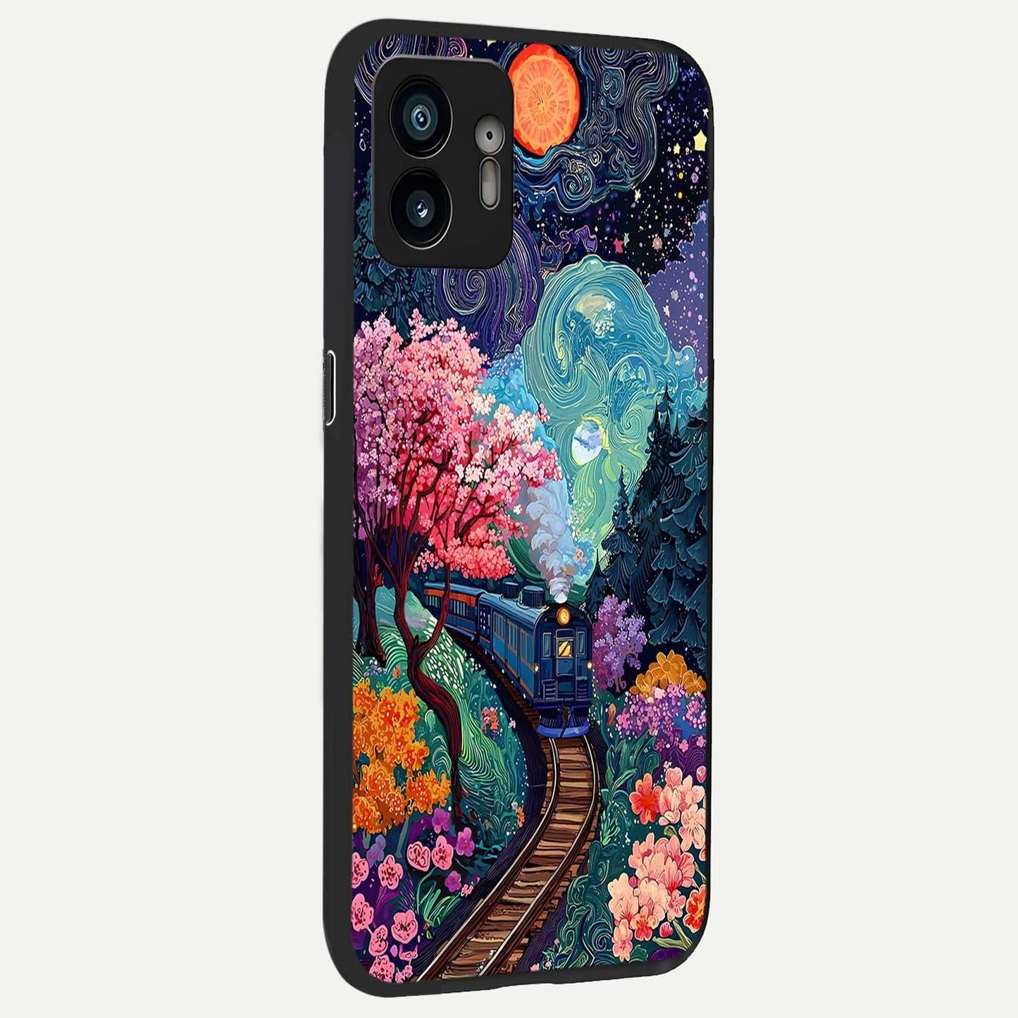  Digital Art back cover For Nothing Phone 2 slim fit glass case with vibrant aesthetic design