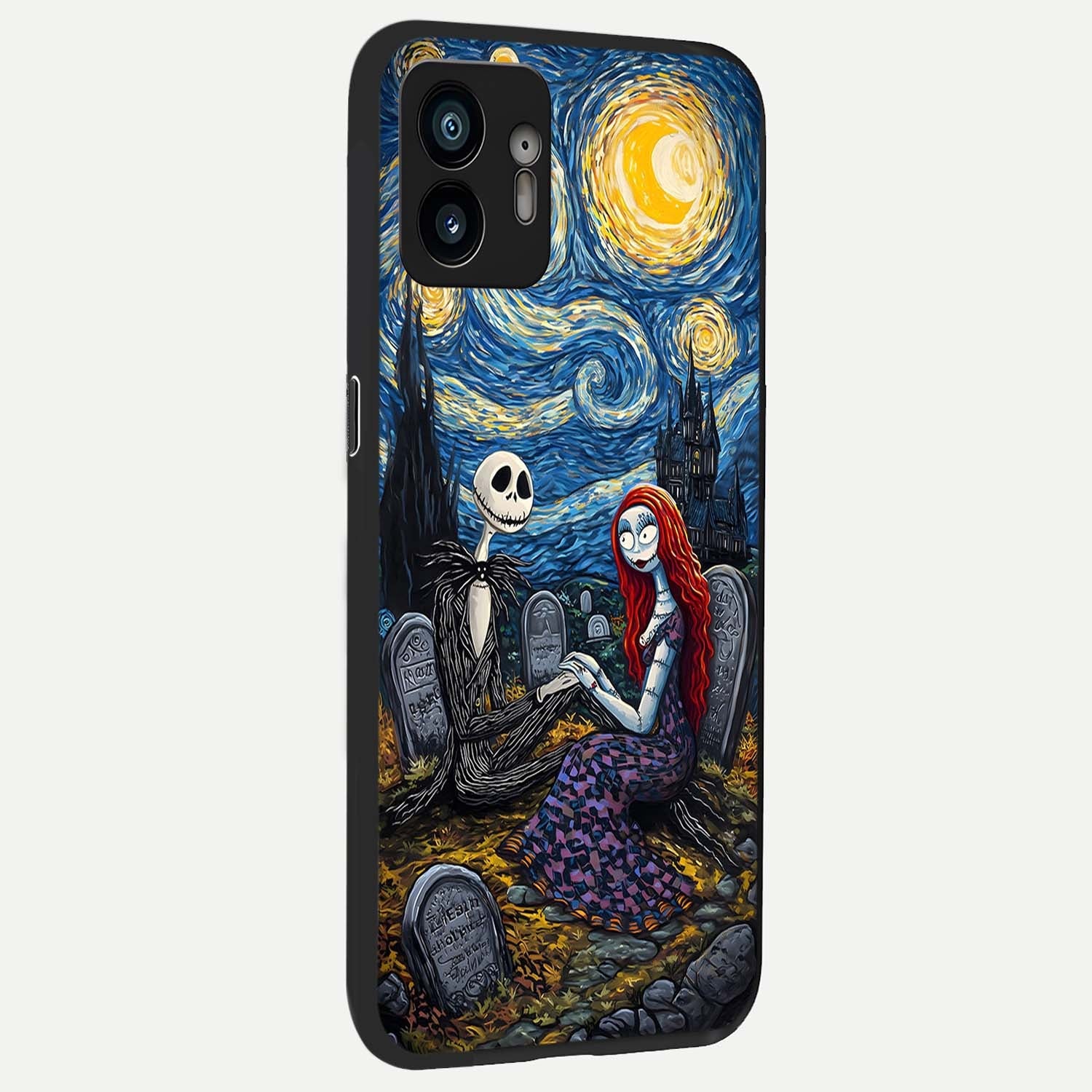  Eternal Night Love back cover For Nothing Phone 2 slim fit glass case with vibrant aesthetic design