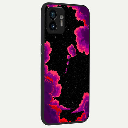  Galaxy Dream Frame back cover For Nothing Phone 2 slim fit glass case with vibrant aesthetic design