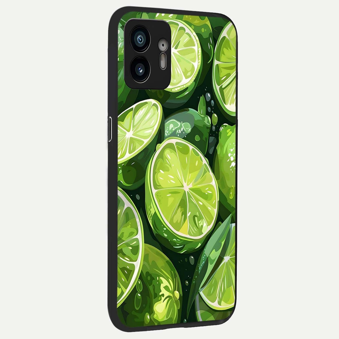  Greenery Sky back cover For Nothing Phone 2 slim fit glass case with vibrant aesthetic design