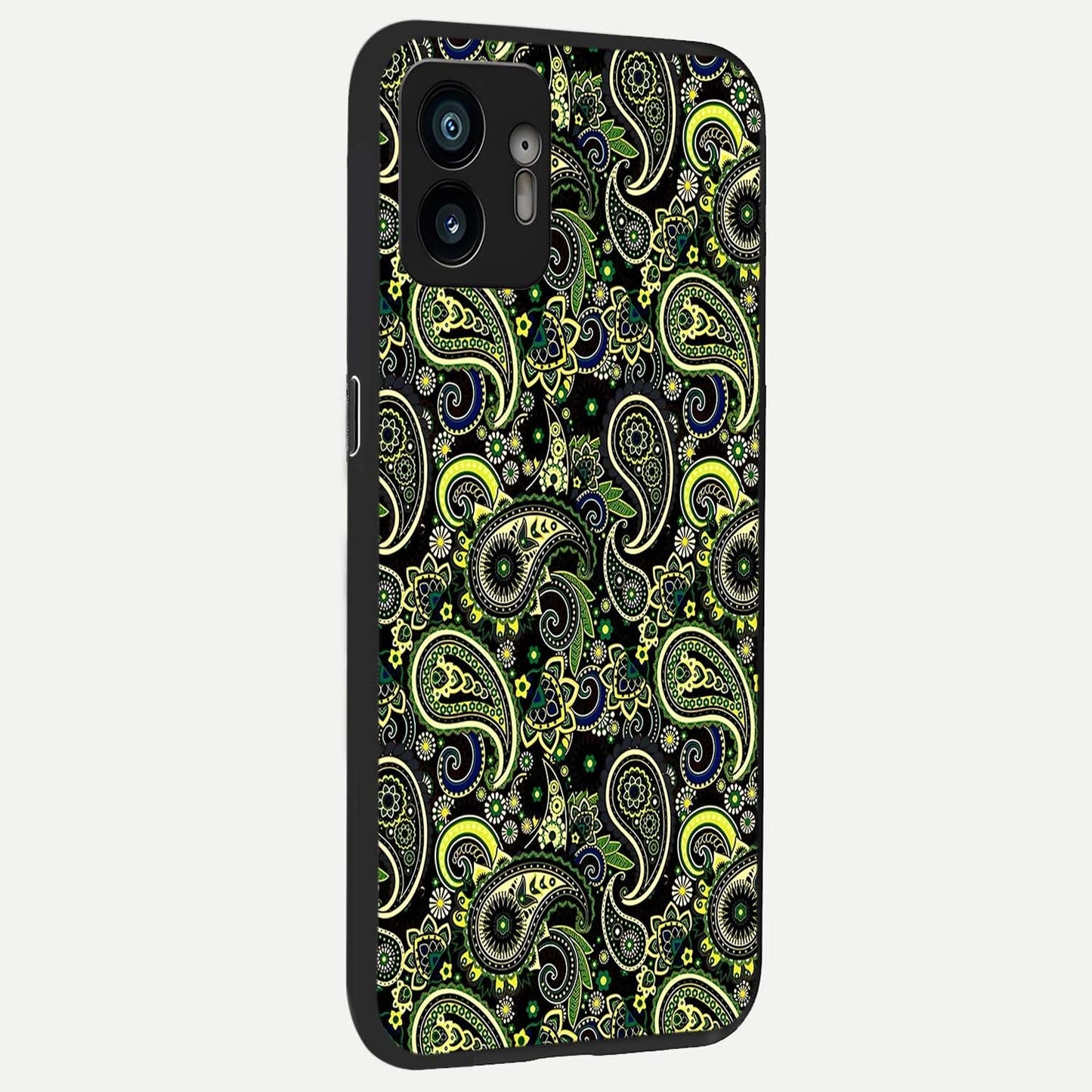 Green Kawasaki back cover For Nothing Phone 2 slim fit glass case with vibrant aesthetic design