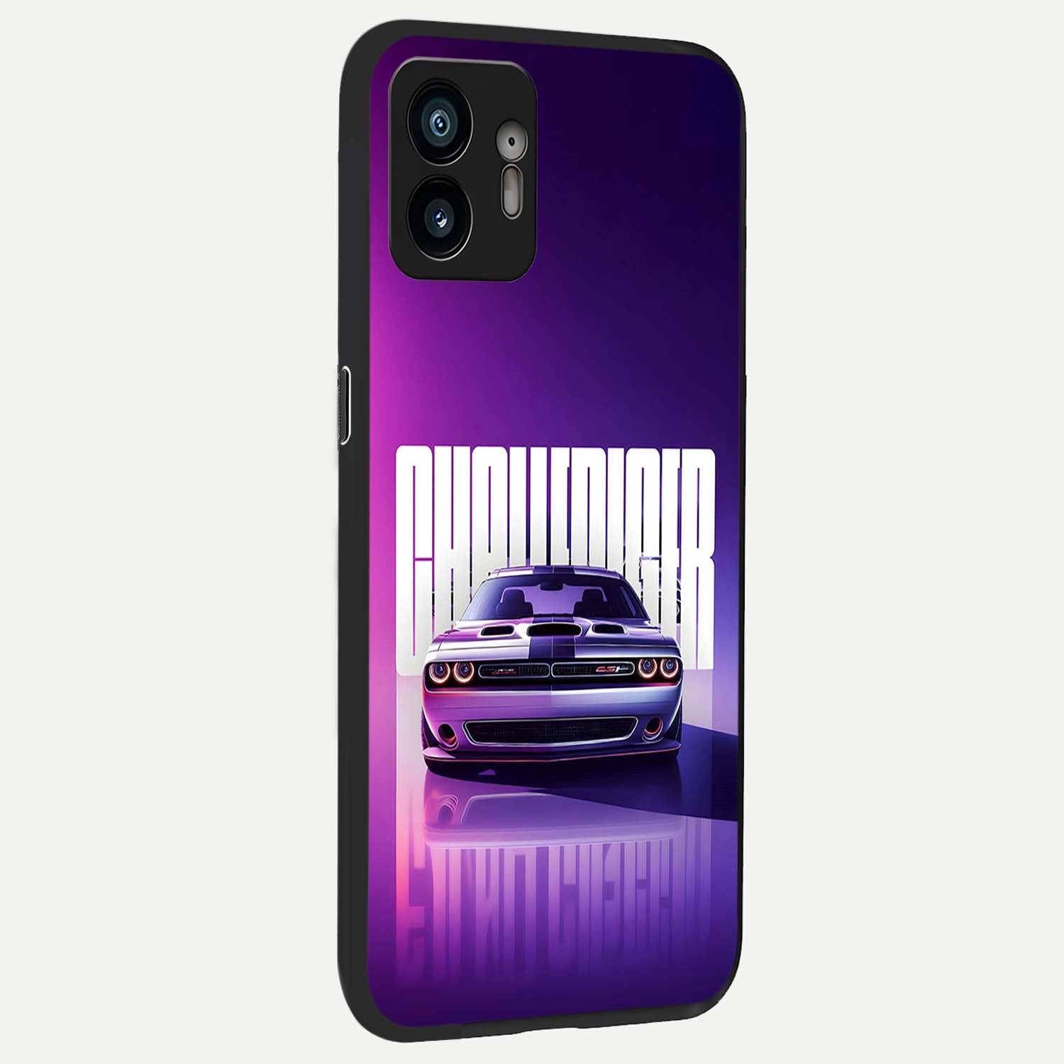  Midnight Muscle Ride back cover For Nothing Phone 2 slim fit glass case with vibrant aesthetic design