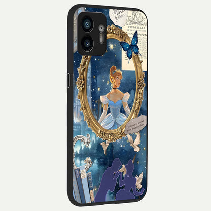  Midnight Queen back cover For Nothing Phone 2 slim fit glass case with vibrant aesthetic design
