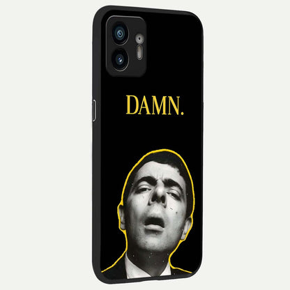  Mr Bean Damn back cover For Nothing Phone 2 slim fit glass case with vibrant aesthetic design
