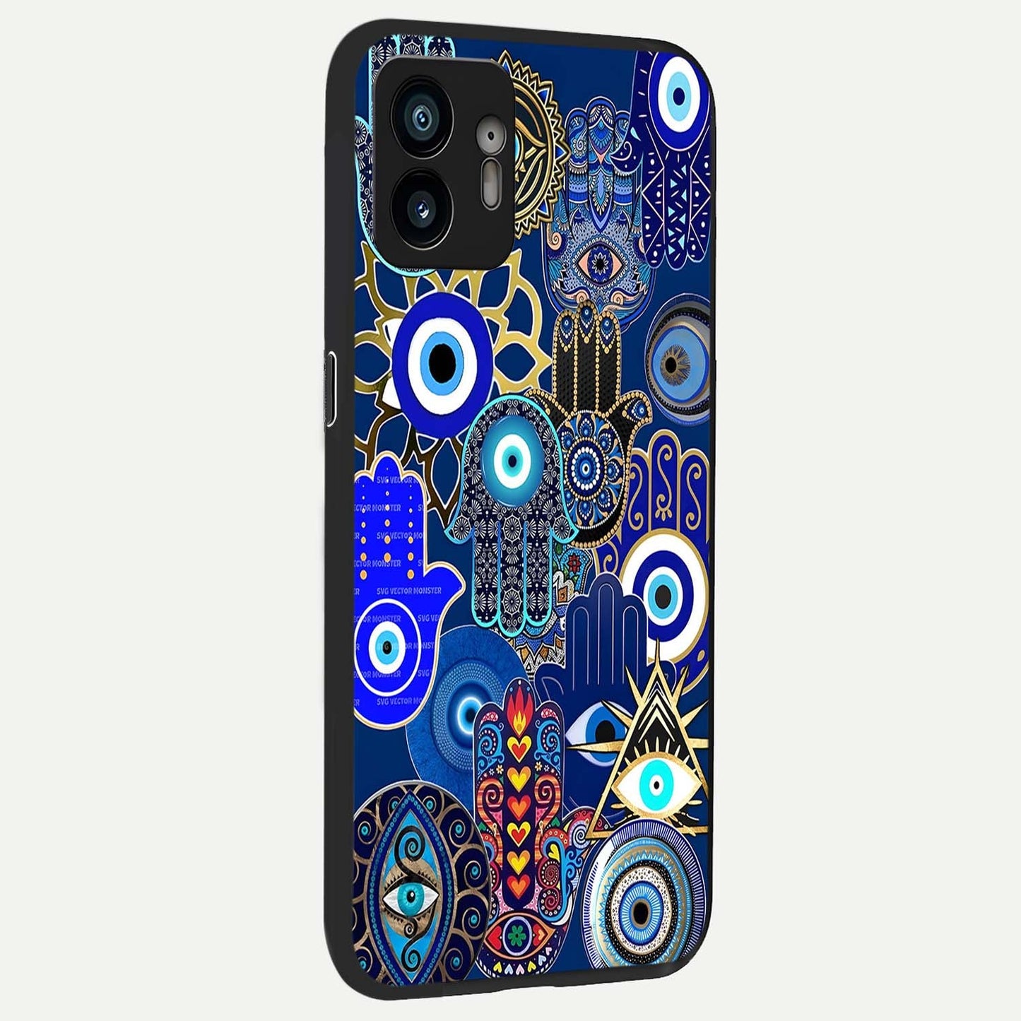  Mystic Palm Guard back cover For Nothing Phone 2 slim fit glass case with vibrant aesthetic design