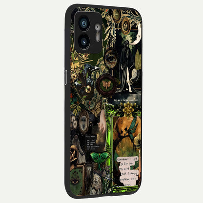  Mystic Woods Secret back cover For Nothing Phone 2 slim fit glass case with vibrant aesthetic design