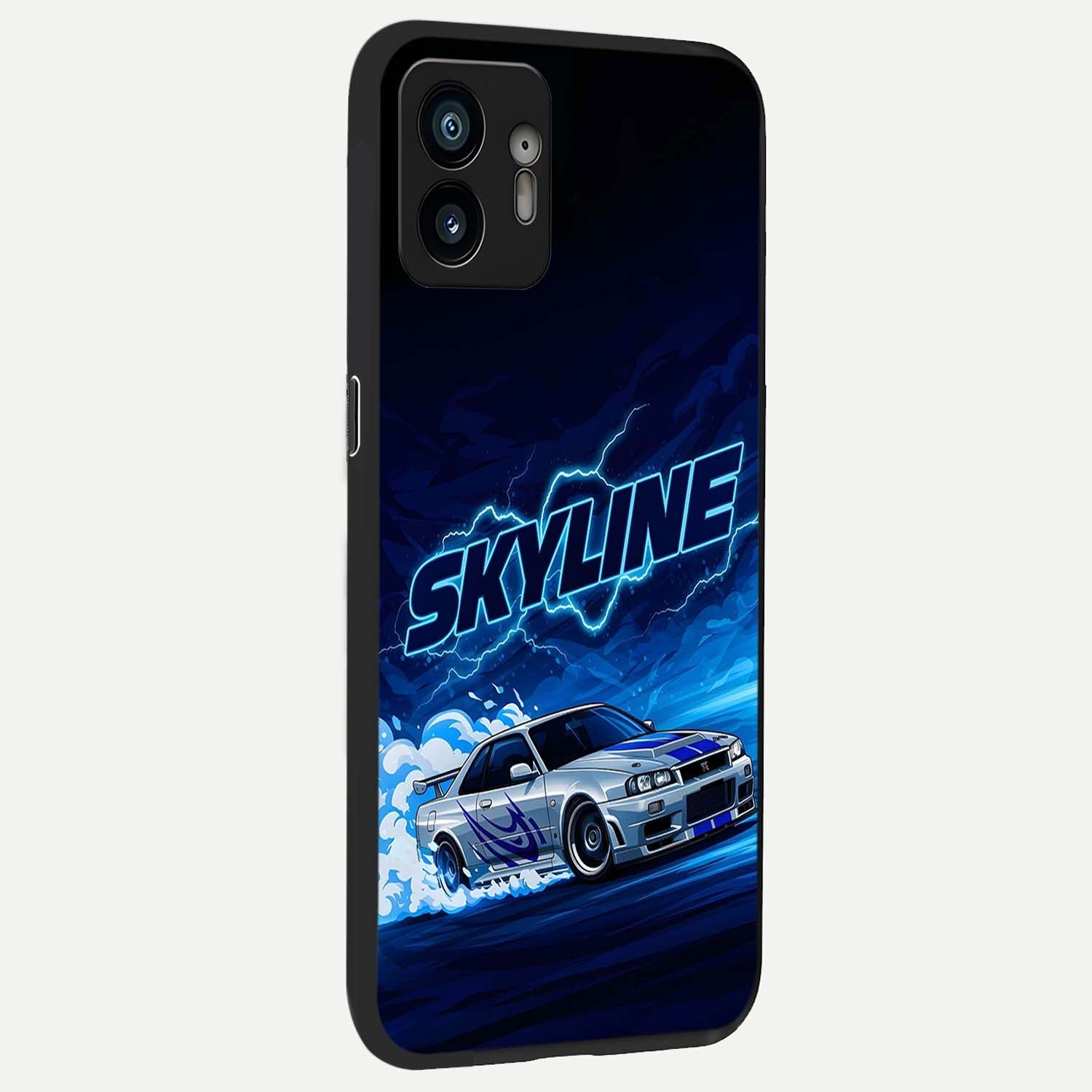  Neon Drift Beast back cover For Nothing Phone 2 slim fit glass case with vibrant aesthetic design