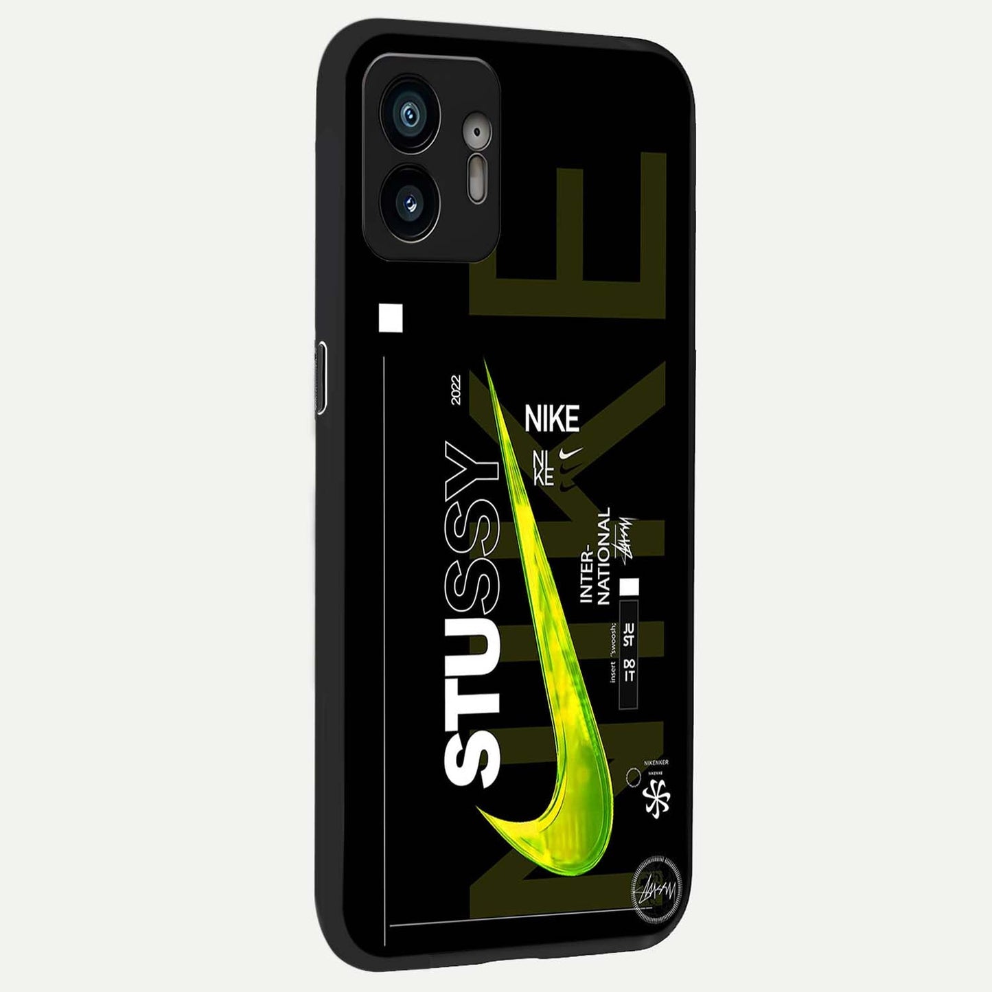  Neon Street Edition back cover For Nothing Phone 2 slim fit glass case with vibrant aesthetic design