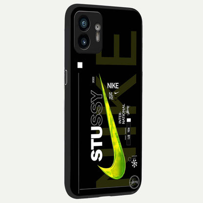  Neon Street Edition back cover For Nothing Phone 2 slim fit glass case with vibrant aesthetic design