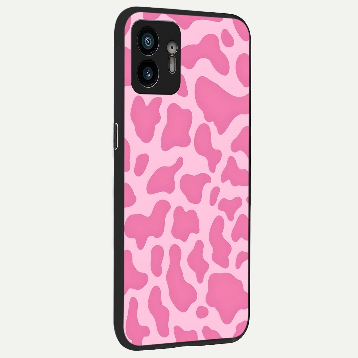  Pink Sunflower Glow back cover For Nothing Phone 2 slim fit glass case with vibrant aesthetic design