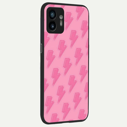  Pinkish Scenery back cover For Nothing Phone 2 slim fit glass case with vibrant aesthetic design