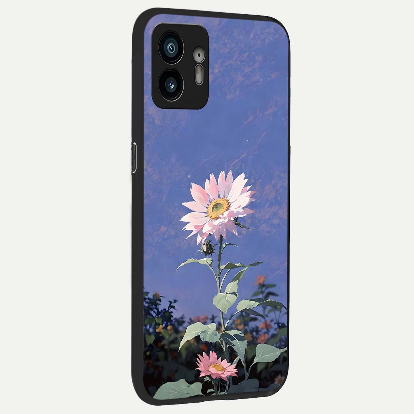  Pink Power Sparks back cover For Nothing Phone 2 slim fit glass case with vibrant aesthetic design