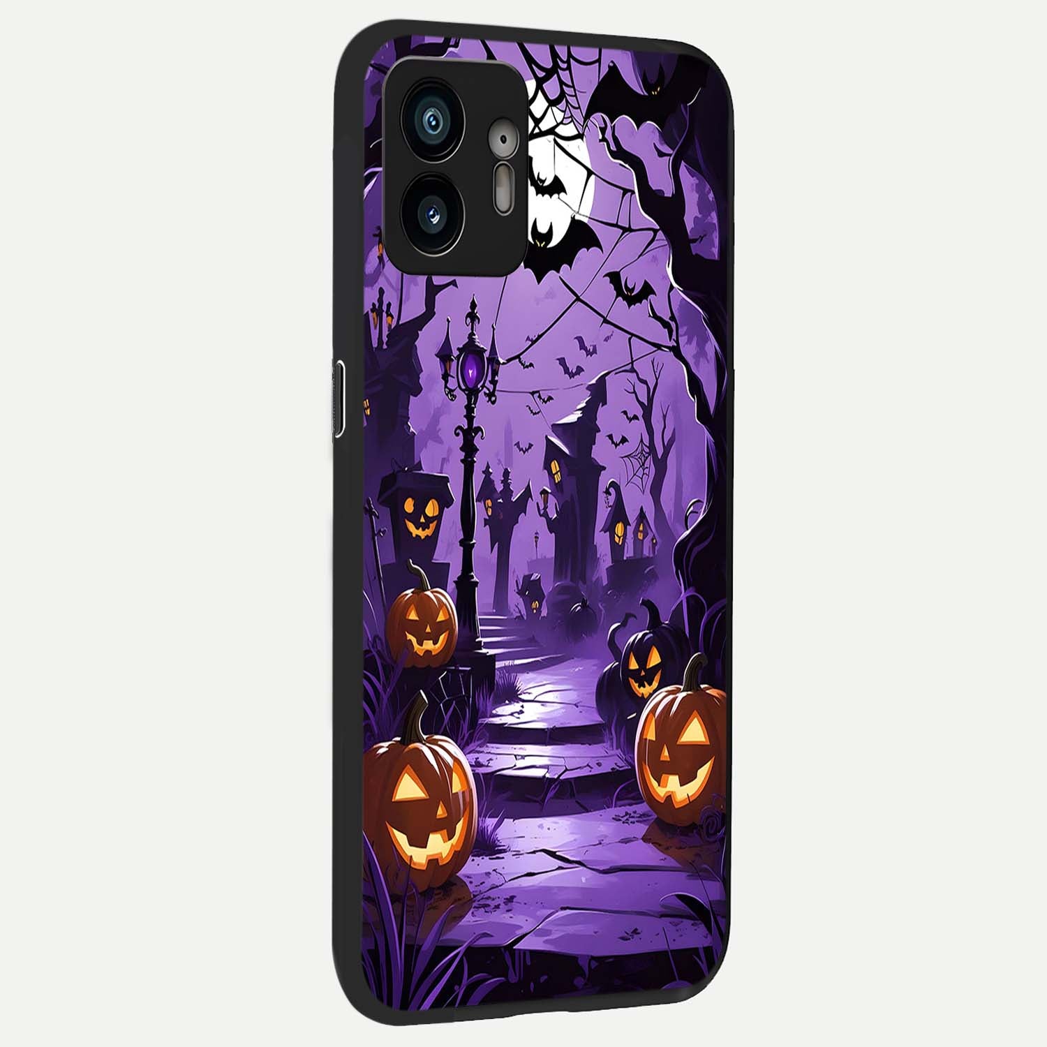  Pumpkin Patch Halloween back cover For Nothing Phone 2 slim fit glass case with vibrant aesthetic design