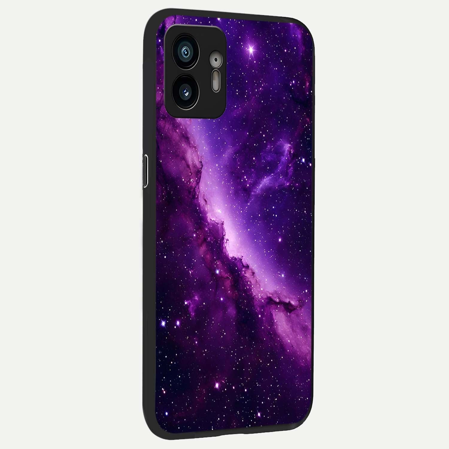  Purple Shade Sky back cover For Nothing Phone 2 slim fit glass case with vibrant aesthetic design