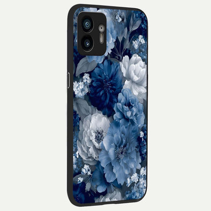  Royal Bloom Garden back cover For Nothing Phone 2 slim fit glass case with vibrant aesthetic design