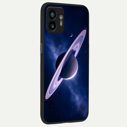  Saturn Ring Mystique back cover For Nothing Phone 2 slim fit glass case with vibrant aesthetic design