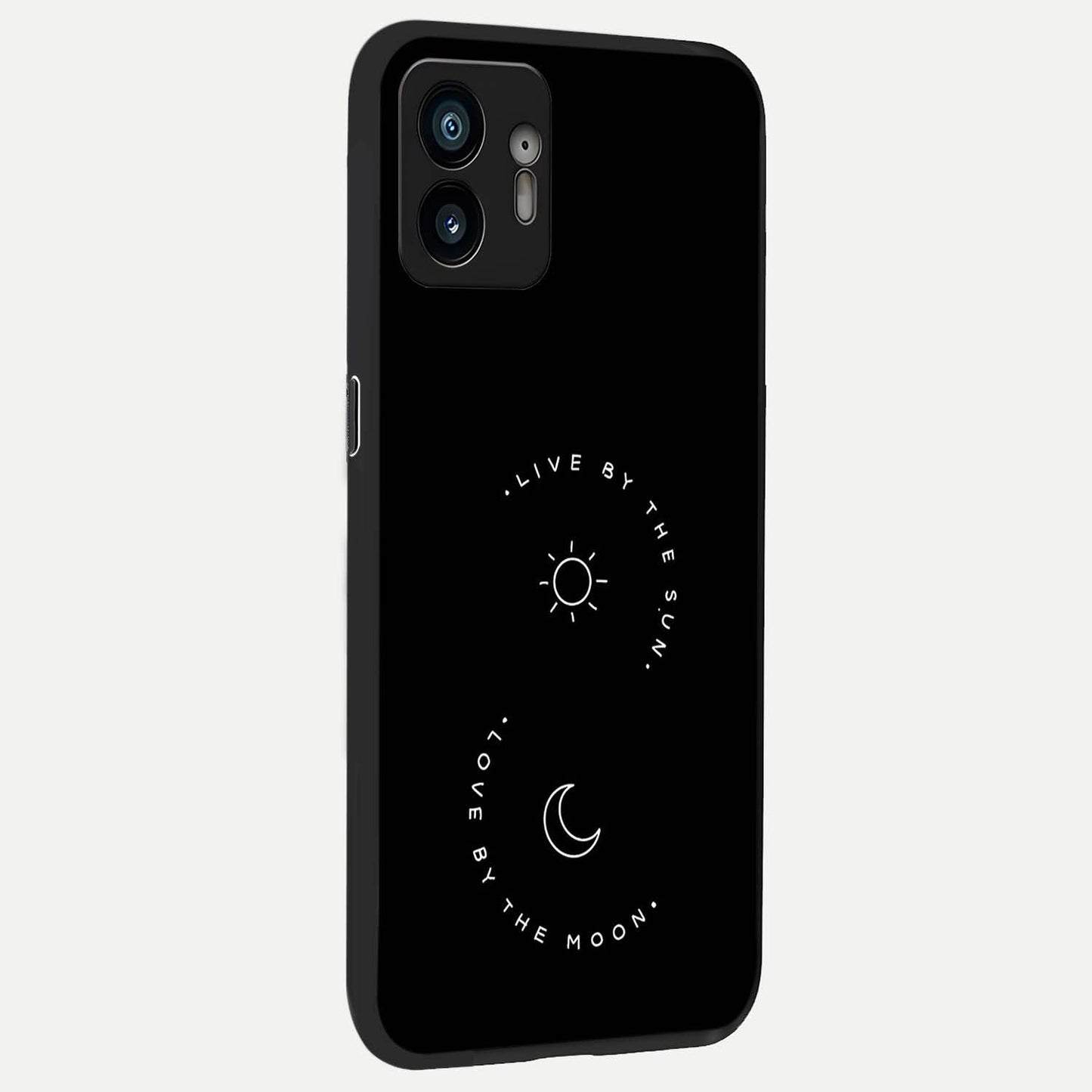  Sunflower Chic Mood Custom Name back cover For Nothing Phone 2 slim fit glass case with vibrant aesthetic design