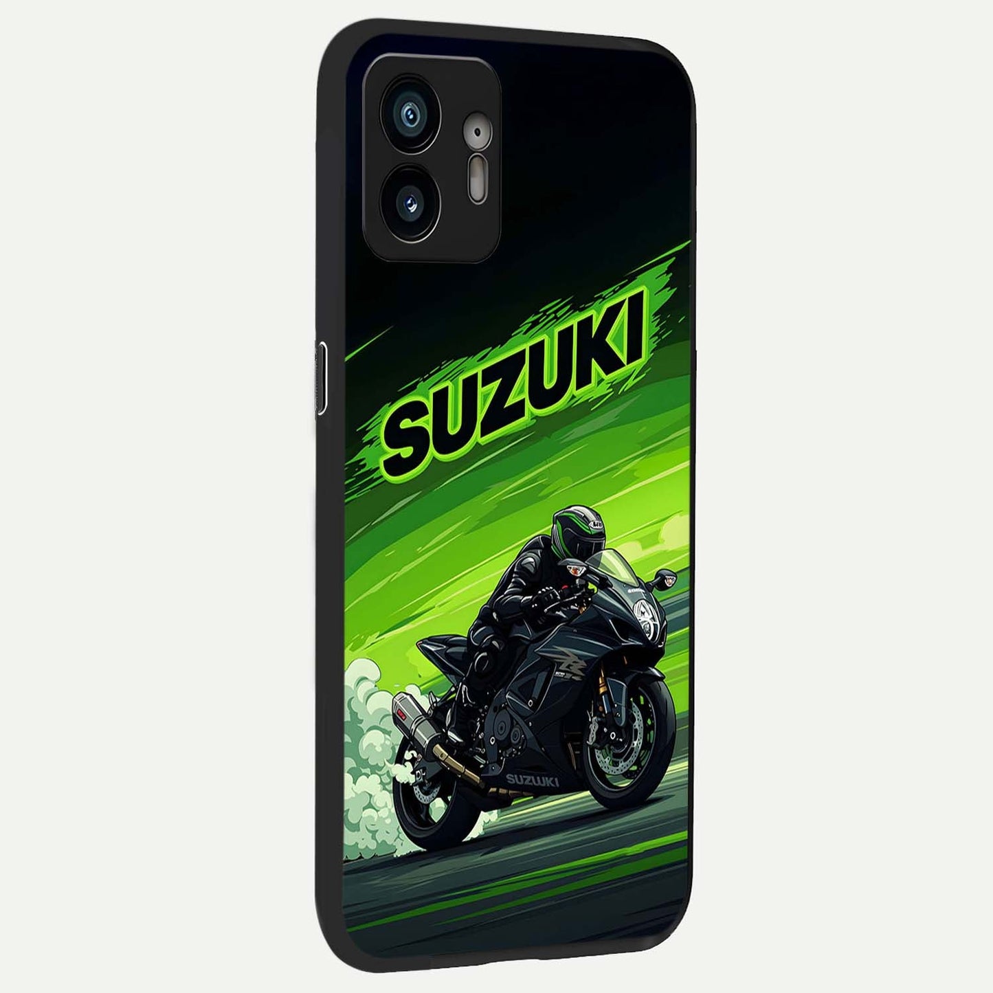  Suzuki Speed Beast back cover For Nothing Phone 2 slim fit glass case with vibrant aesthetic design