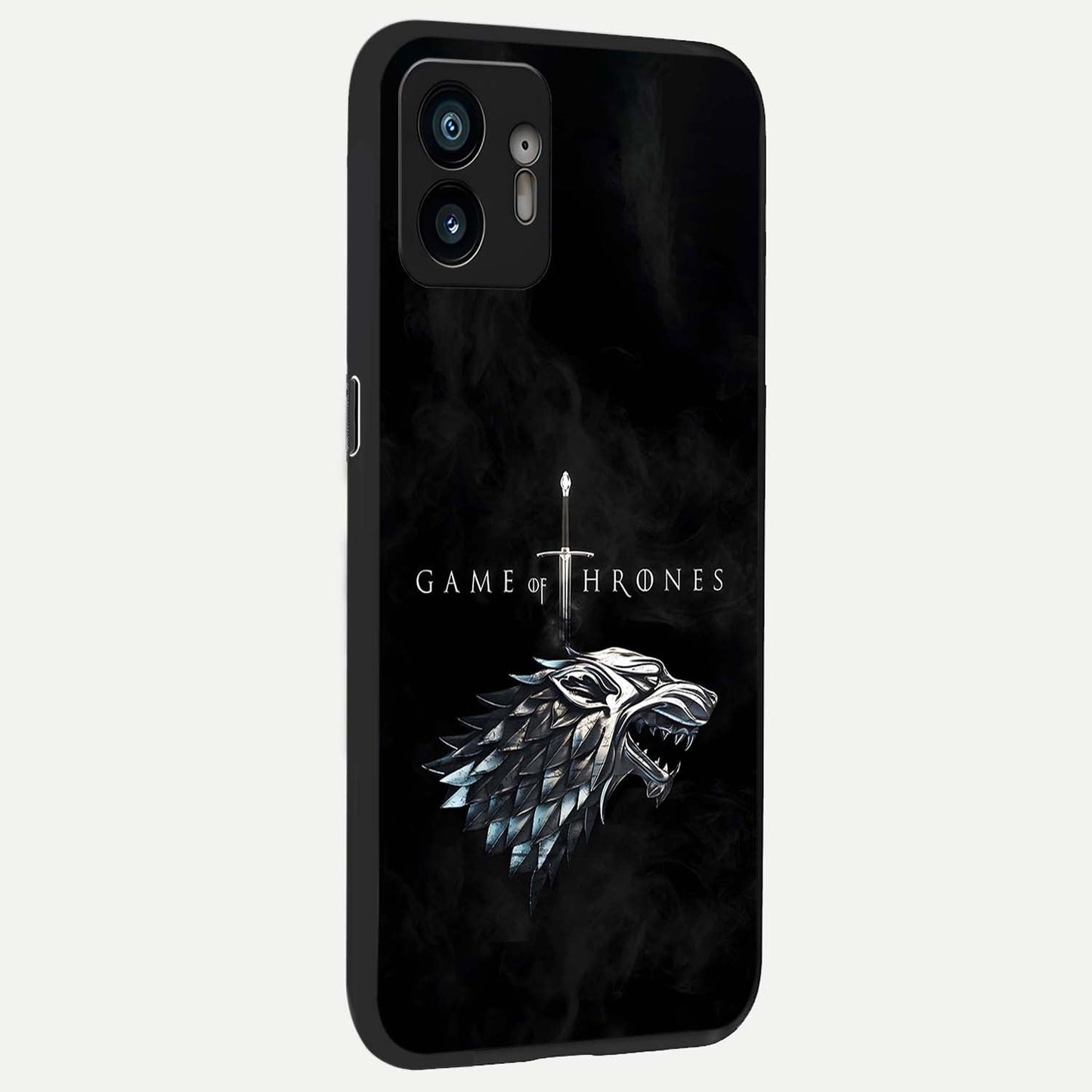  Throne Wolf Legacy back cover For Nothing Phone 2 slim fit glass case with vibrant aesthetic design