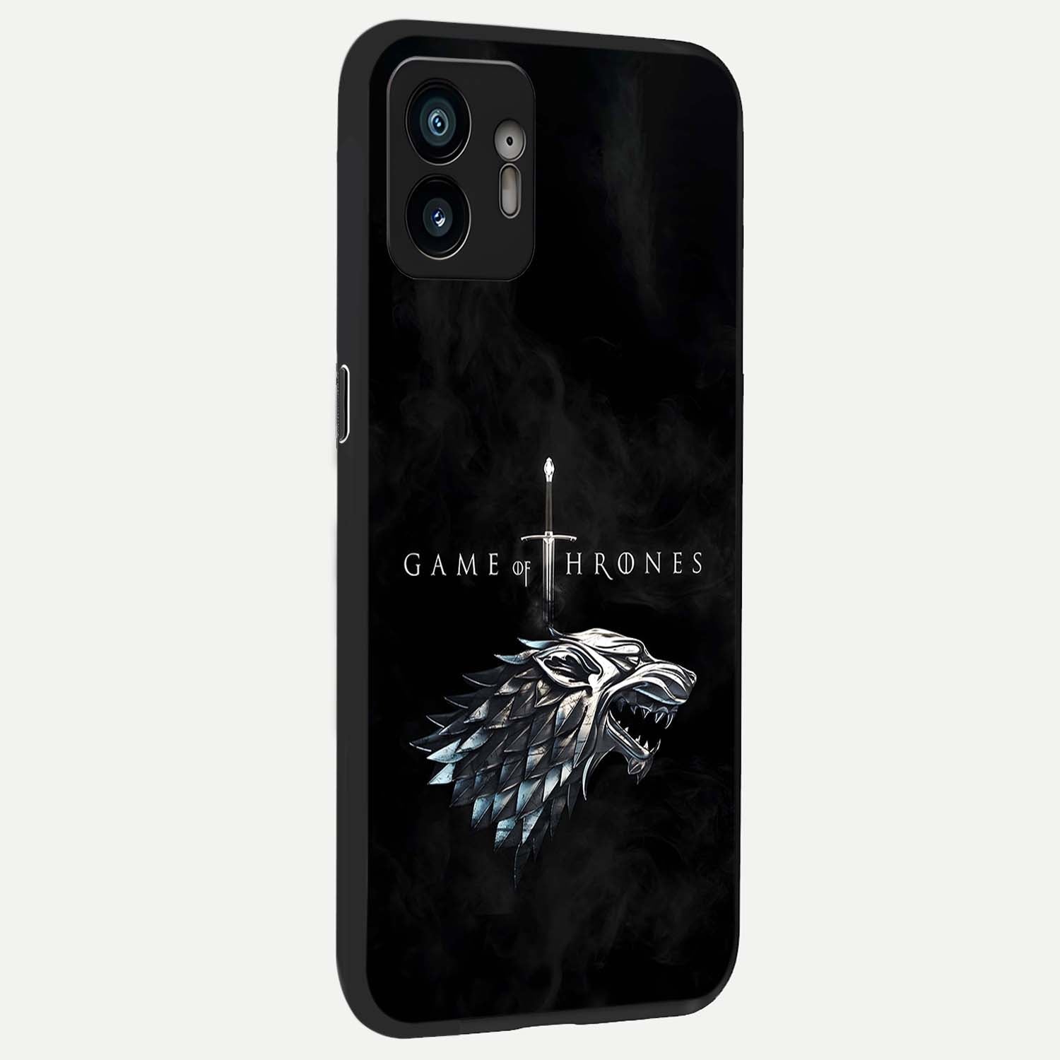  Throne Wolf Legacy back cover For Nothing Phone 2 slim fit glass case with vibrant aesthetic design