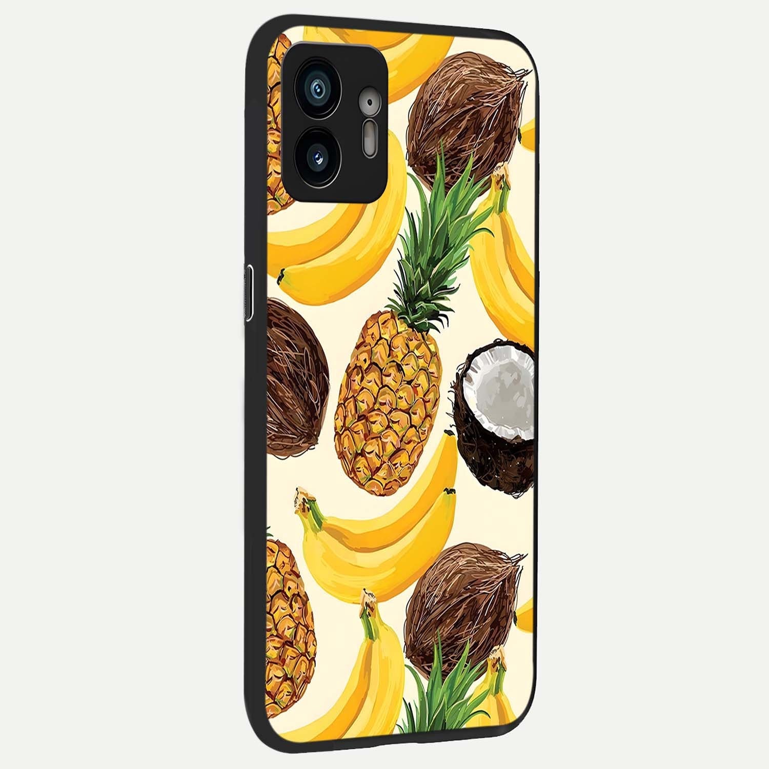  Tropical Fruit Mood back cover For Nothing Phone 2 slim fit glass case with vibrant aesthetic design