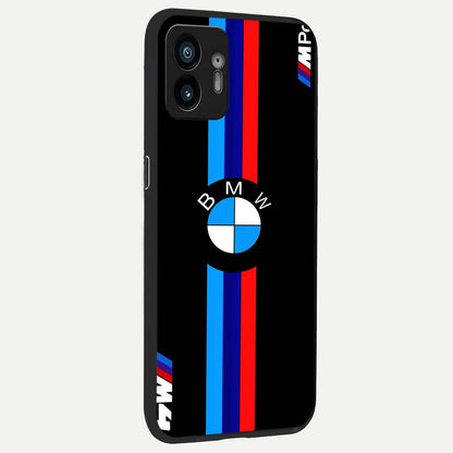 Turbo BMW Beast back cover For Nothing Phone 2 slim fit glass case with vibrant aesthetic design
