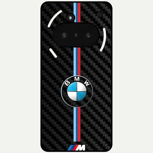  BMW Pattern Glass Case For Nothing Phone 3A back cover – full design glossy printed glass finish