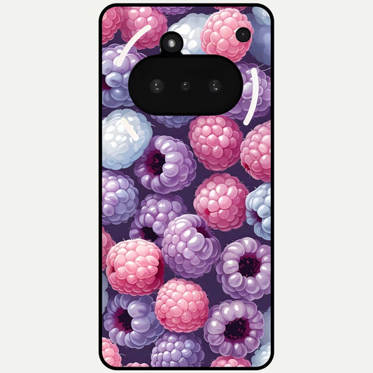  Berry Candy Pop Glass Case For Nothing Phone 3A back cover – full design glossy printed glass finish