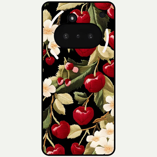  Blooming Spendor Bird Glass Case For Nothing Phone 3A back cover – full design glossy printed glass finish