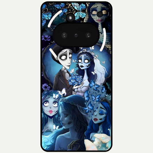  Butterfly Ghost Soul Glass Case For Nothing Phone 3A back cover – full design glossy printed glass finish