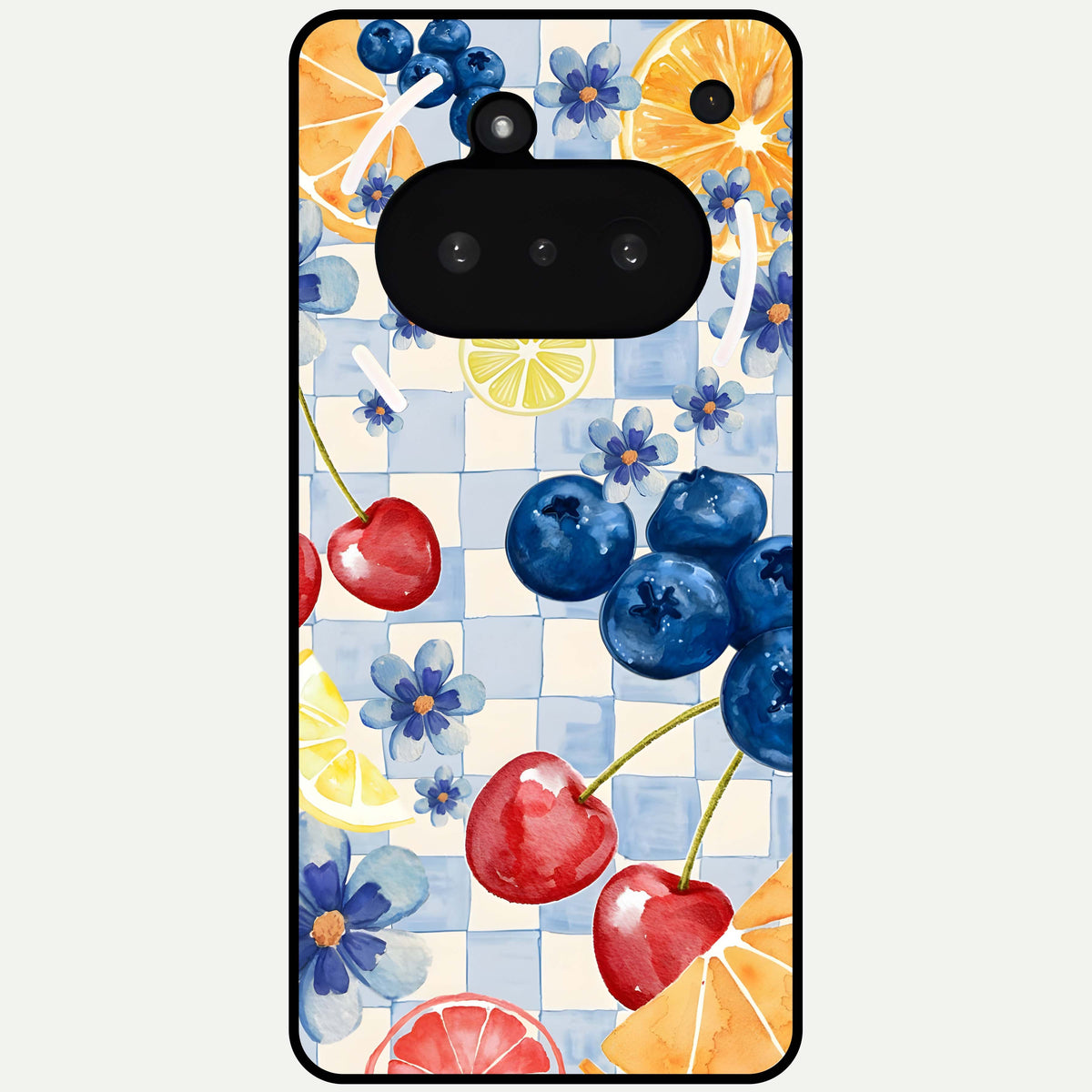  Citrus Bloom Joy Glass Case For Nothing Phone 3A back cover – full design glossy printed glass finish