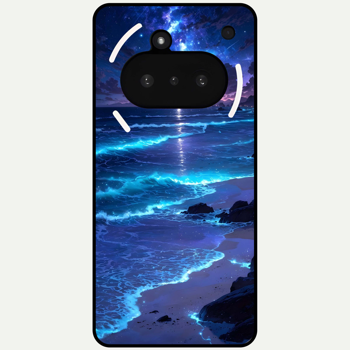  Classic Damn Look Glass Case For Nothing Phone 3A back cover – full design glossy printed glass finish