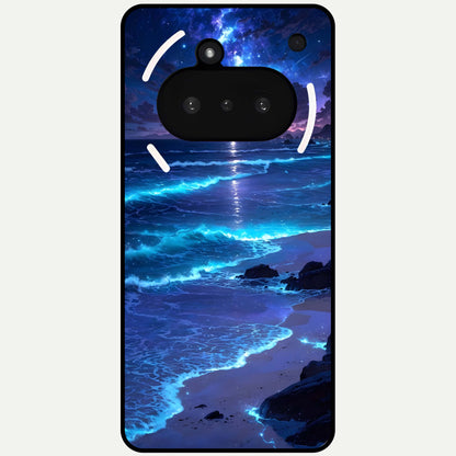  Classic Damn Look Glass Case For Nothing Phone 3A back cover – full design glossy printed glass finish