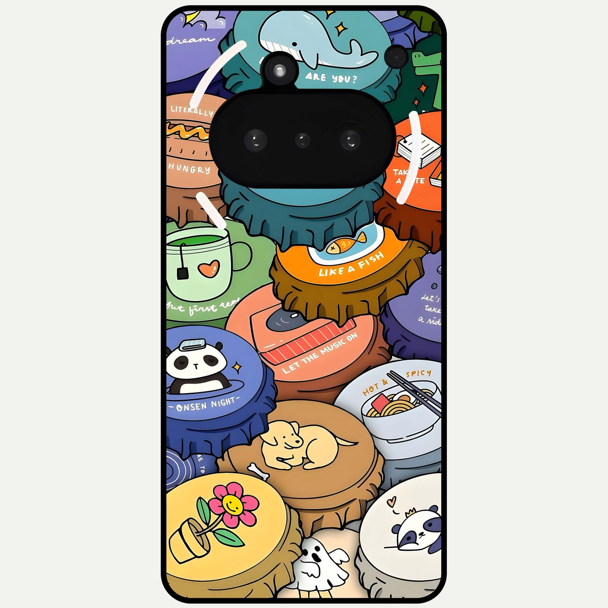  Coins Patterns Glass Case For Nothing Phone 3A back cover – full design glossy printed glass finish