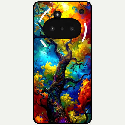  Colorful Soda Bottles Glass Case For Nothing Phone 3A back cover – full design glossy printed glass finish