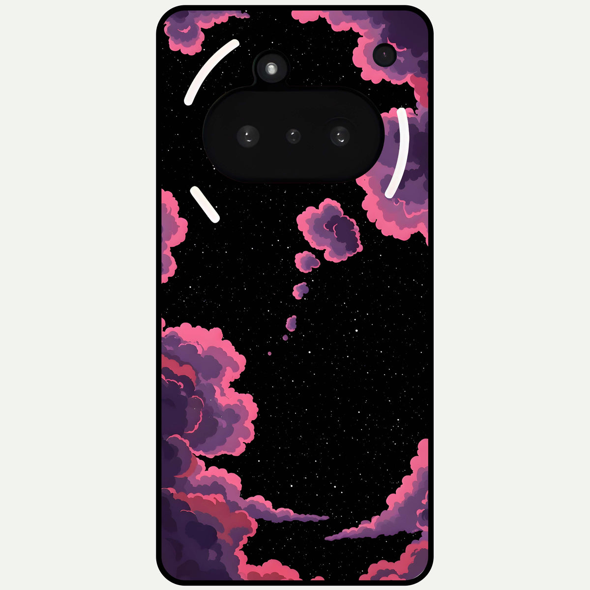 Cosmic Cloud Journey Glass Case For Nothing Phone 3A back cover – full design glossy printed glass finish