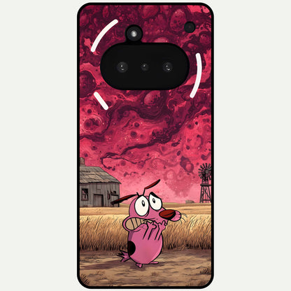  Courage Under Sky Glass Case For Nothing Phone 3A back cover – full design glossy printed glass finish