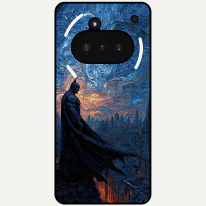  Dark Knight Dusk Glass Case For Nothing Phone 3A back cover – full design glossy printed glass finish