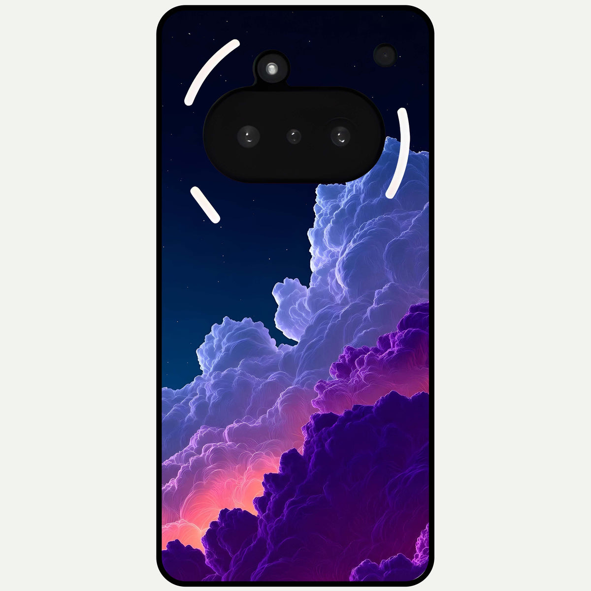  Dreamy Cloud Skies Glass Case For Nothing Phone 3A back cover – full design glossy printed glass finish