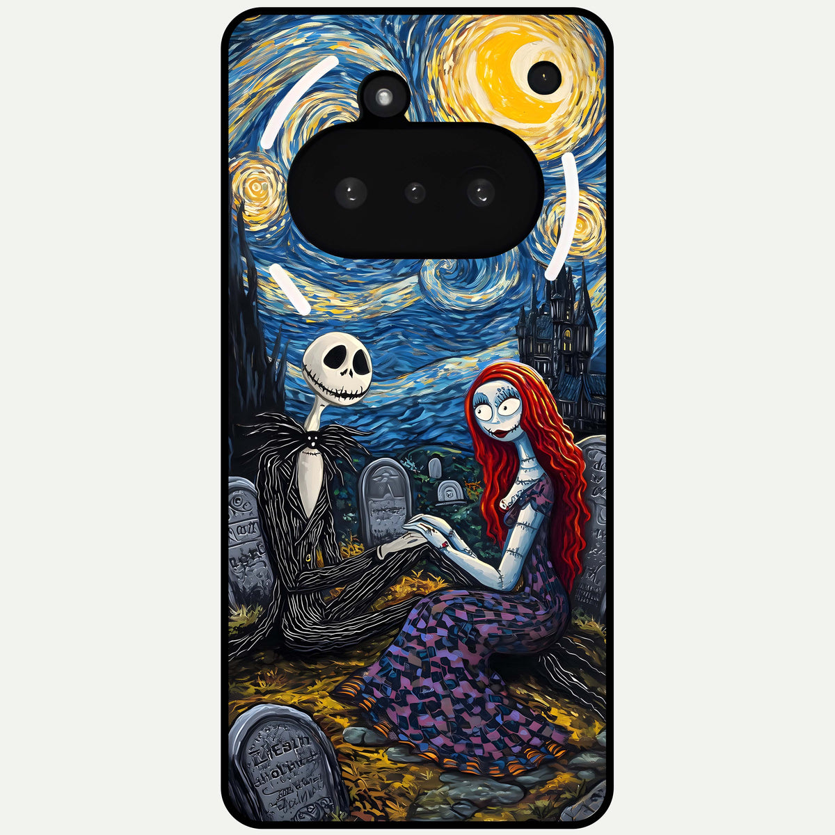  Eternal Night Love Glass Case For Nothing Phone 3A back cover – full design glossy printed glass finish