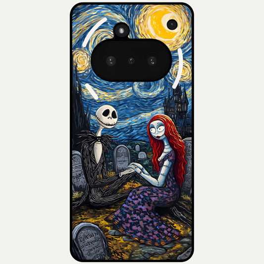  Eternal Night Love Glass Case For Nothing Phone 3A back cover – full design glossy printed glass finish