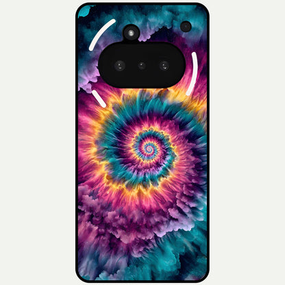  Galactic Spiral Burst Glass Case For Nothing Phone 3A back cover – full design glossy printed glass finish
