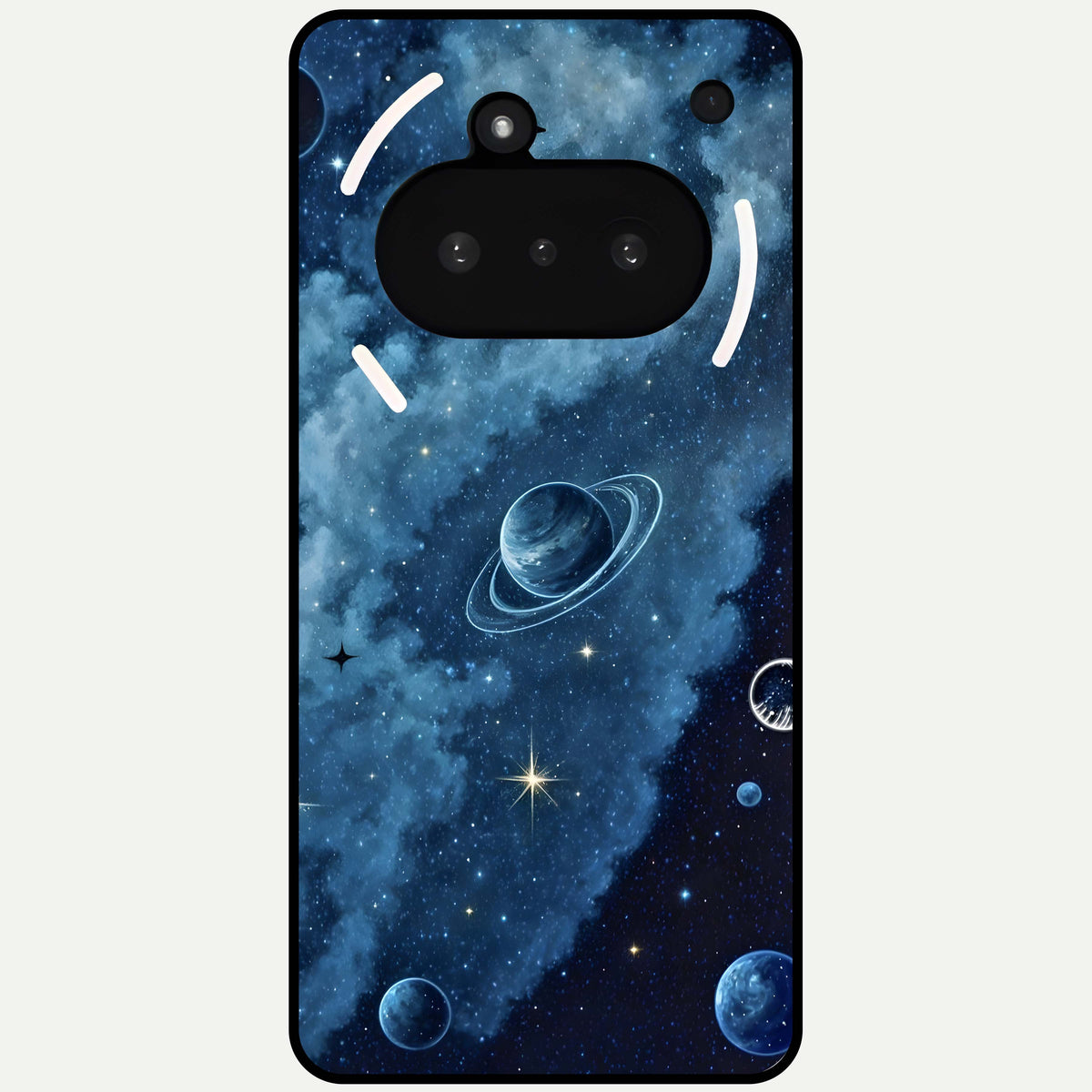  Galaxy Dream Space Glass Case For Nothing Phone 3A back cover – full design glossy printed glass finish