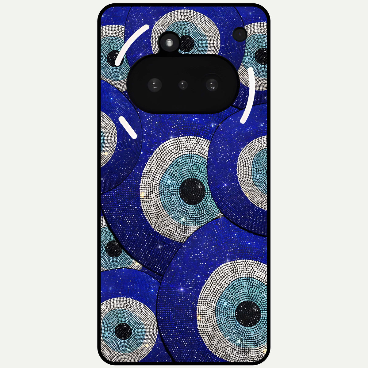  Galaxy Eye Flow Glass Case For Nothing Phone 3A back cover – full design glossy printed glass finish