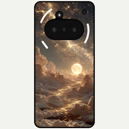 Golden Sky Dream Glass Case For Nothing Phone 3A back cover – full design glossy printed glass finish