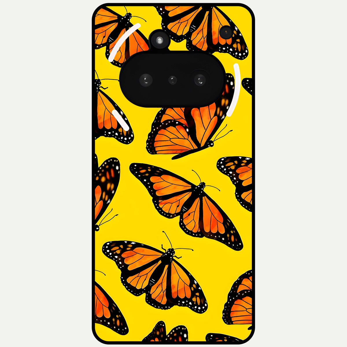 Golden Wing Flight Glass Case For Nothing Phone 3A back cover – full design glossy printed glass finish